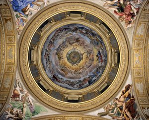 Glorie van het paradijs, 1627 door Giovanni Lanfranco